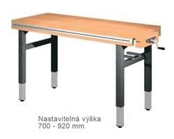 Workbenches with adjustable height