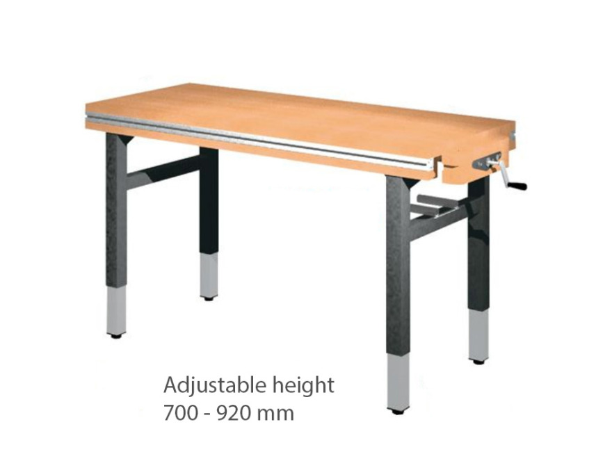 Universal workbench with adjustable height