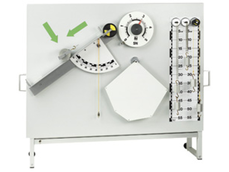 Mechanický set k bílé magnetické tabuli