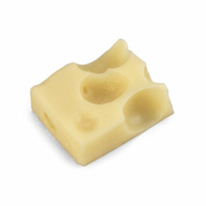 Kostka švýcarského sýru
