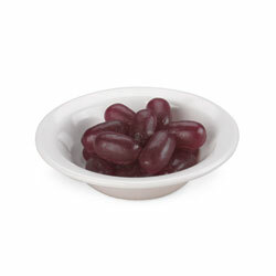Grapes, red in bowl