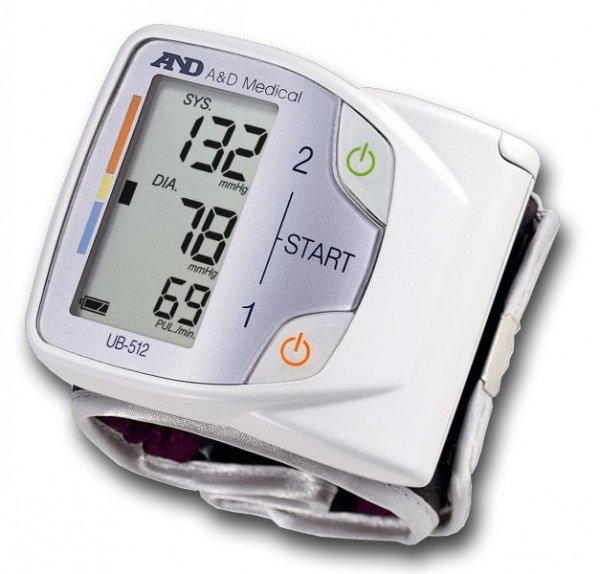 Tonometr UB-512 - zápěstní měřič krevního tlaku