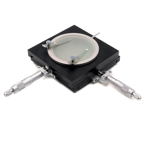 ST-111 - Mikroskopov pohybliv stl 185x145mm, s mikrometrickmi rouby